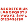 Red Sparkle 4" Casual Uppercase Ready Letters®, 3 Packs