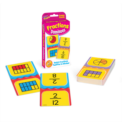 Fractions Dominoes Challenge Cards®, 6 Sets