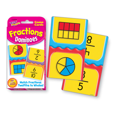 Fractions Dominoes Challenge Cards®, 6 Sets