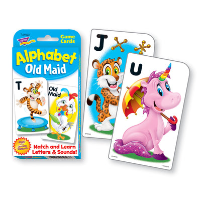 Alphabet Old Maid Challenge Cards®, 6 Sets