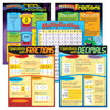Fractions & Decimals Learning Charts Combo Pack, Set of 5