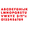 Red 4" Casual Uppercase Ready Letters®, 6 Packs