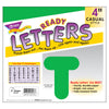Green 4" Casual Uppercase Ready Letters®, 6 Packs