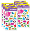 Awesome Animals superShapes Stickers-Large, 160 Per Pack, 6 Packs