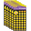 Emoji Cheer superShapes Stickers-Large, 336 Per Pack, 6 Packs