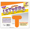 Orange 4" Casual Uppercase Ready Letters®, 6 Packs