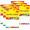 Stars 'n Swirls Terrific Labels™, 36 Per Pack, 6 Packs