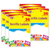 Owl-Stars!® Terrific Name Tag-Labels™, 36 Per Pack, 6 Packs
