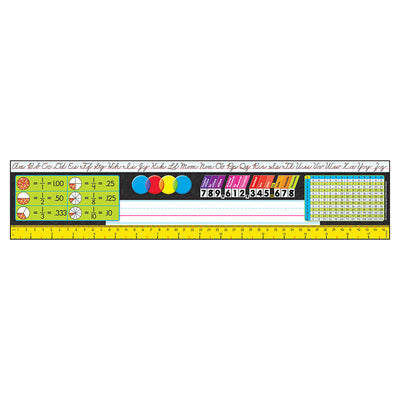 Zaner-Bloser Desk Toppers® Reference Name Plates, Grades 3-5, 36 Per Pack, 3 Packs