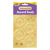 Congratulations (Gold) Award Seals Stickers, 32 Per Pack, 6 Packs