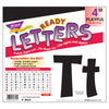 Black 4" Playful Combo Ready Letters®, 3 Packs