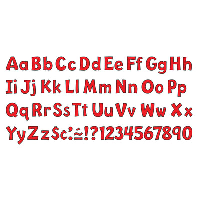 Red 4" Playful Combo Ready Letters®, 3 Packs