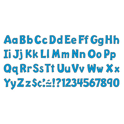 Blue 4" Playful Combo Ready Letters®, 3 Packs