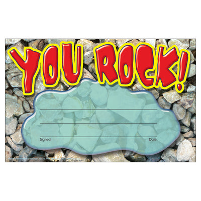 You Rock! Recognition Awards, 30 Per Pack, 6 Packs