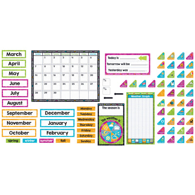 Color Harmony Calendar Bulletin Board Set