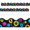 Color Harmony™ Swirl Dots on Black Terrific Trimmers®, 39 Feet Per Pack, 6 Packs