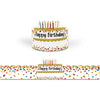 Confetti Happy Birthday Crowns, Pack of 30