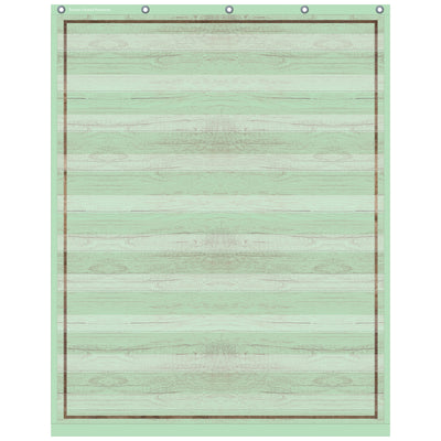 Mint Painted Wood Design 10 Pocket Chart, 34" x 44"