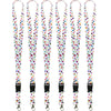 Confetti Lanyard, Pack of 6