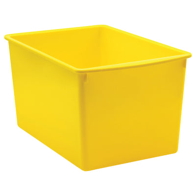 Yellow Plastic Multi-Purpose Bin, Pack of 3