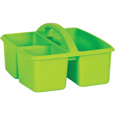 Lime Plastic Storage Caddy, Pack of 6