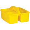 Yellow Plastic Storage Caddy, Pack of 6