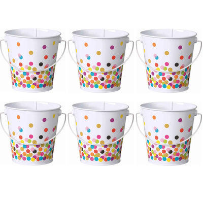 Confetti Bucket, Pack of 6
