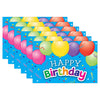 Happy Birthday Balloons Postcards, 30 Per Pack, 6 Packs