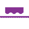Purple Scalloped Border Trim, 35 Feet Per Pack, 6 Packs