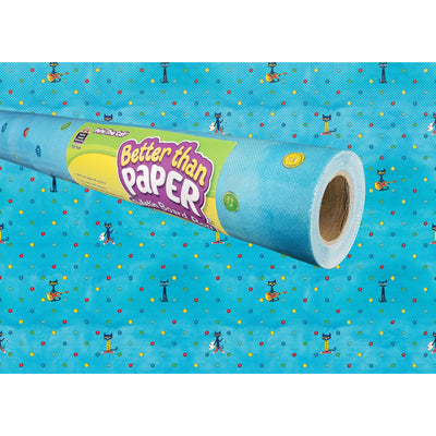Pete the Cat Better Than Paper Bulletin Board Roll, 4' x 12', Pack of 4