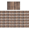 Dark Wood Design Straight Border Trim, 35 Feet Per Pack, 6 Packs