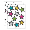 Chalkboard Brights Stars Accents, 30 Per Pack, 3 Packs