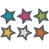 Chalkboard Brights Stars Mini Accents, 36 Per Pack, 6 Packs