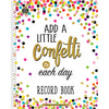Confetti Record Book, Pack of 3