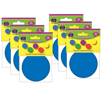 Colorful Circles Mini Accents, 36 Per Pack, 6 Packs