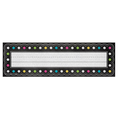 Chalkboard Brights Flat Name Plates, 36 Per Pack, 6 Packs