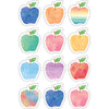 Watercolor Apples Mini Accents, 36 Per Pack, 6 Packs