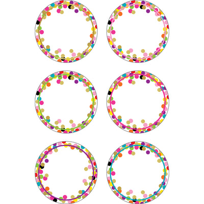 Confetti Circle Accents, 30 Per Pack, 3 Packs