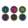 Chalkboard Brights Numbers Magnetic Accents, 42 Pieces Per Pack, 3 Packs