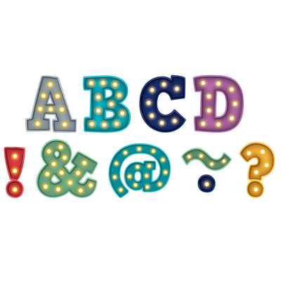 Marquee Bold Block 2" Magnetic Letters, 70 Pieces Per Pack, 3 Packs