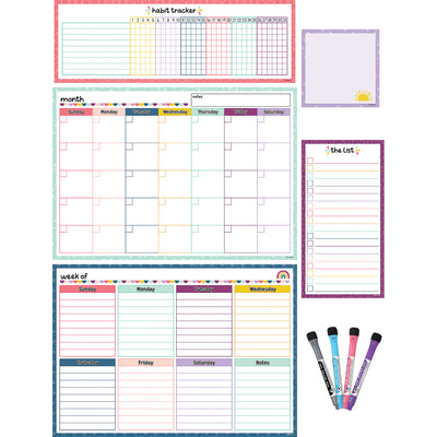 Oh Happy Day Dry-Erase Magnetic Calendar Set