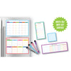 Colorful Dry-Erase Magnetic Calendar Set