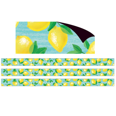 Lemon Zest Magnetic Border, 24 Feet Per Pack, 3 Packs