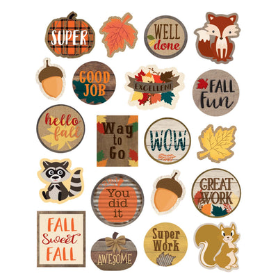 Home Sweet Classroom Fall Stickers, 120 Per Pack, 12 Packs