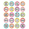 Confetti Spanish Stickers, 120 Per Pack, 12 Packs