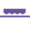 Ultra Purple Scalloped Border Trim, 35 Feet Per Pack, 6 Packs
