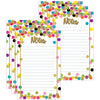 Confetti Notepad, 5" x 8", 50 Sheets Per Pad, Pack of 6