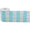 Vintage Blue Stripes Straight Rolled Border Trim, 50 Feet Per Roll, Pack of 3