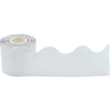 White Scalloped Rolled Border Trim, 50 Feet Per Roll, Pack of 3