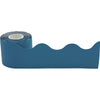 Slate Blue Scalloped Rolled Border Trim, 50 Feet Per Roll, Pack of 3